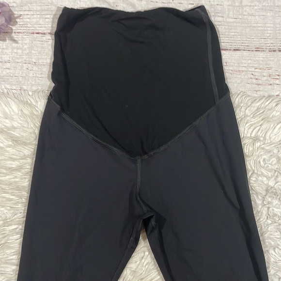 Seraphine Black Maternity Activewear & Yoga Power Leggings - Picture 5 of 11